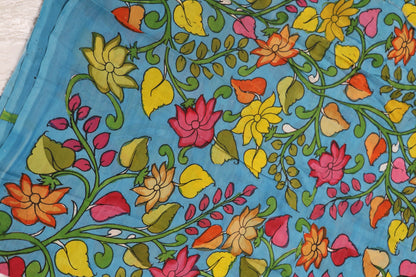 Pure Hand Painted Kalamkari Fabrics