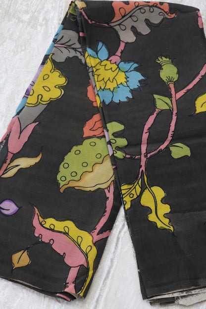 Pure Hand Painted Kalamkari Fabrics