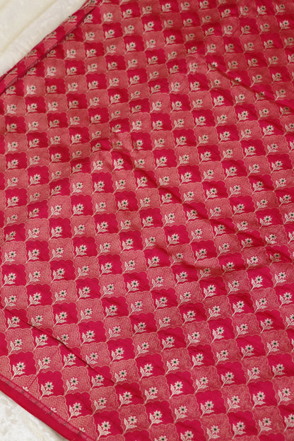 Botanical Motif Banaras Pure Silk Brocades (Colors Available)
