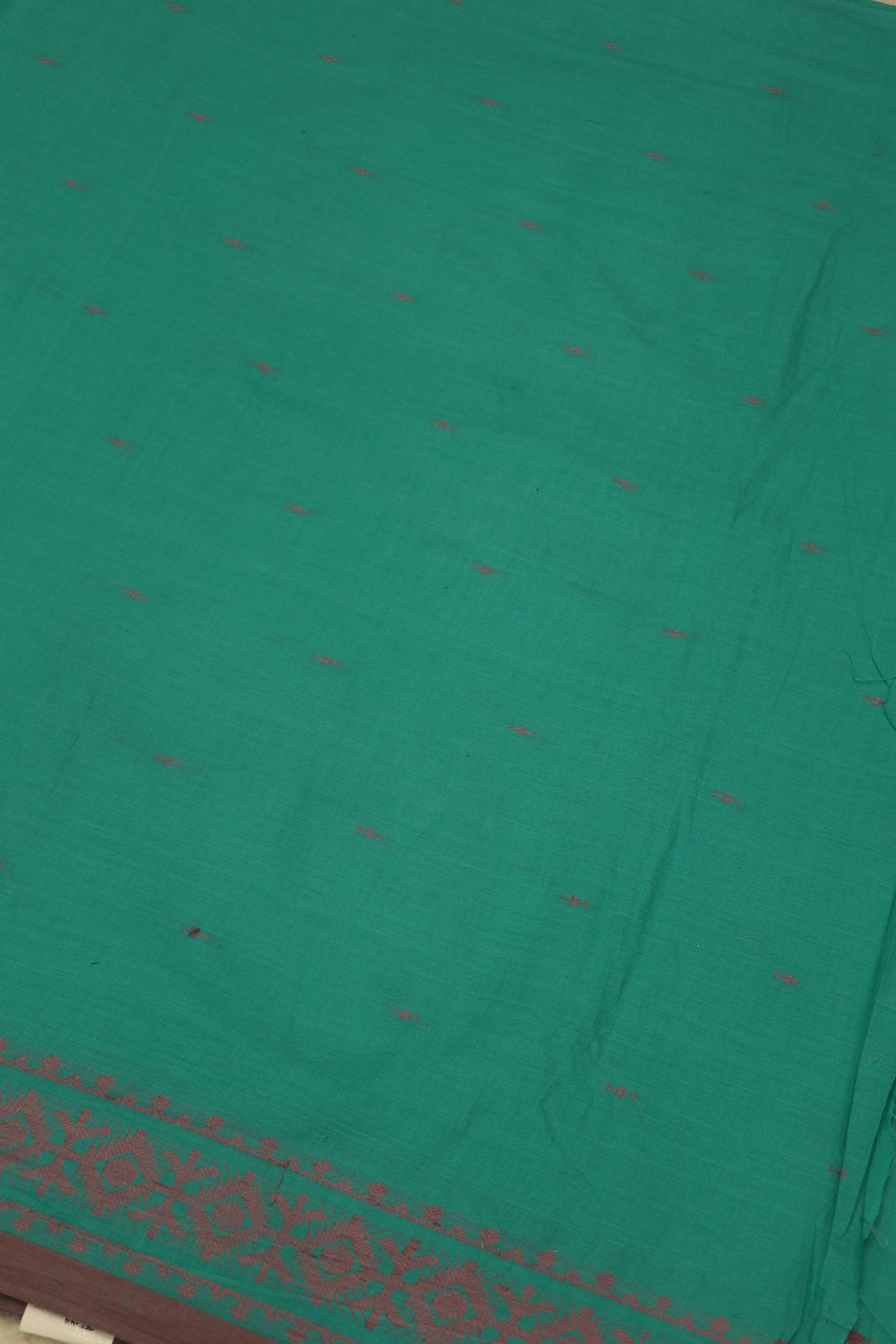 Ultra Marine Blue Pure Madras  Hand Woven Cotton (Copy)