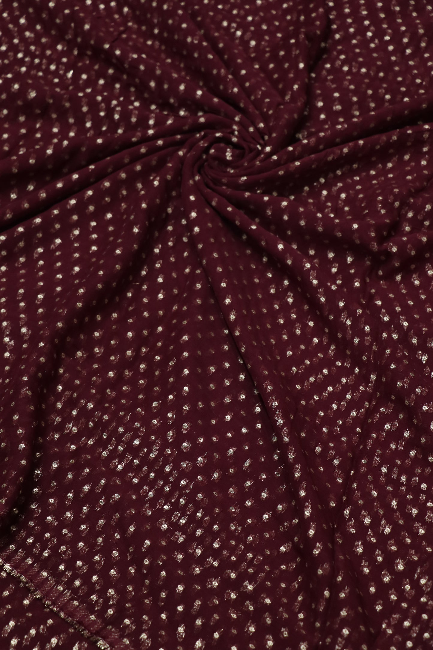 Polka Dots Motifs Woven Georgettes
