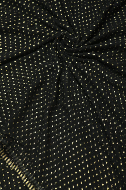 Polka Dots Motifs Woven Georgettes