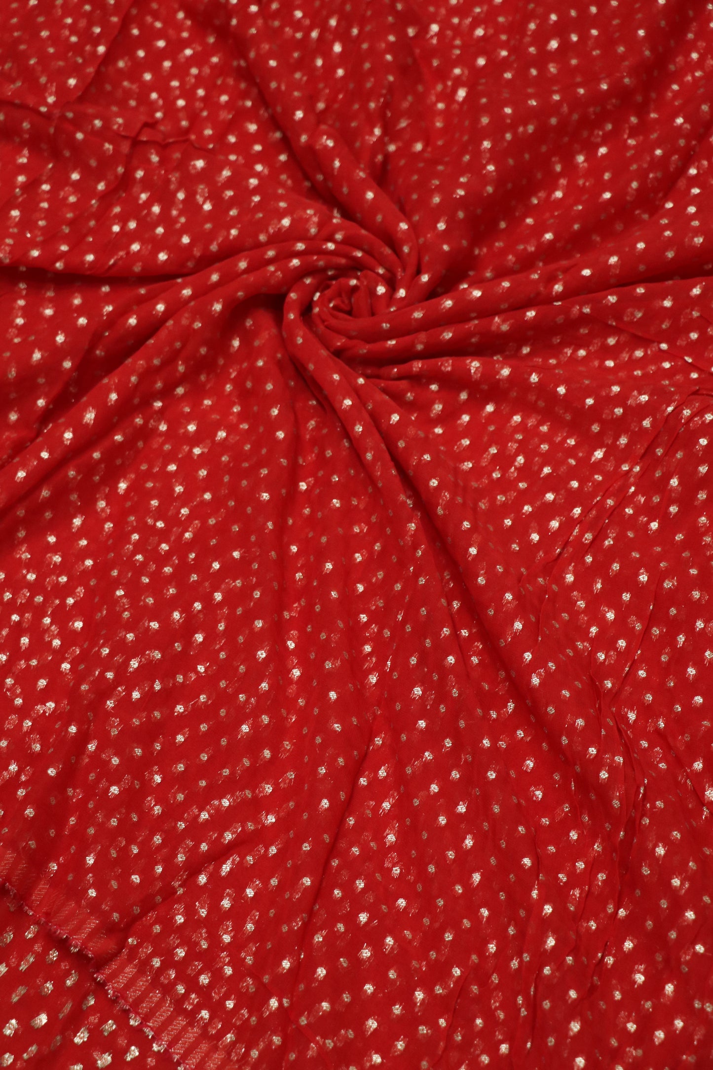 Polka Dots Motifs Woven Georgettes