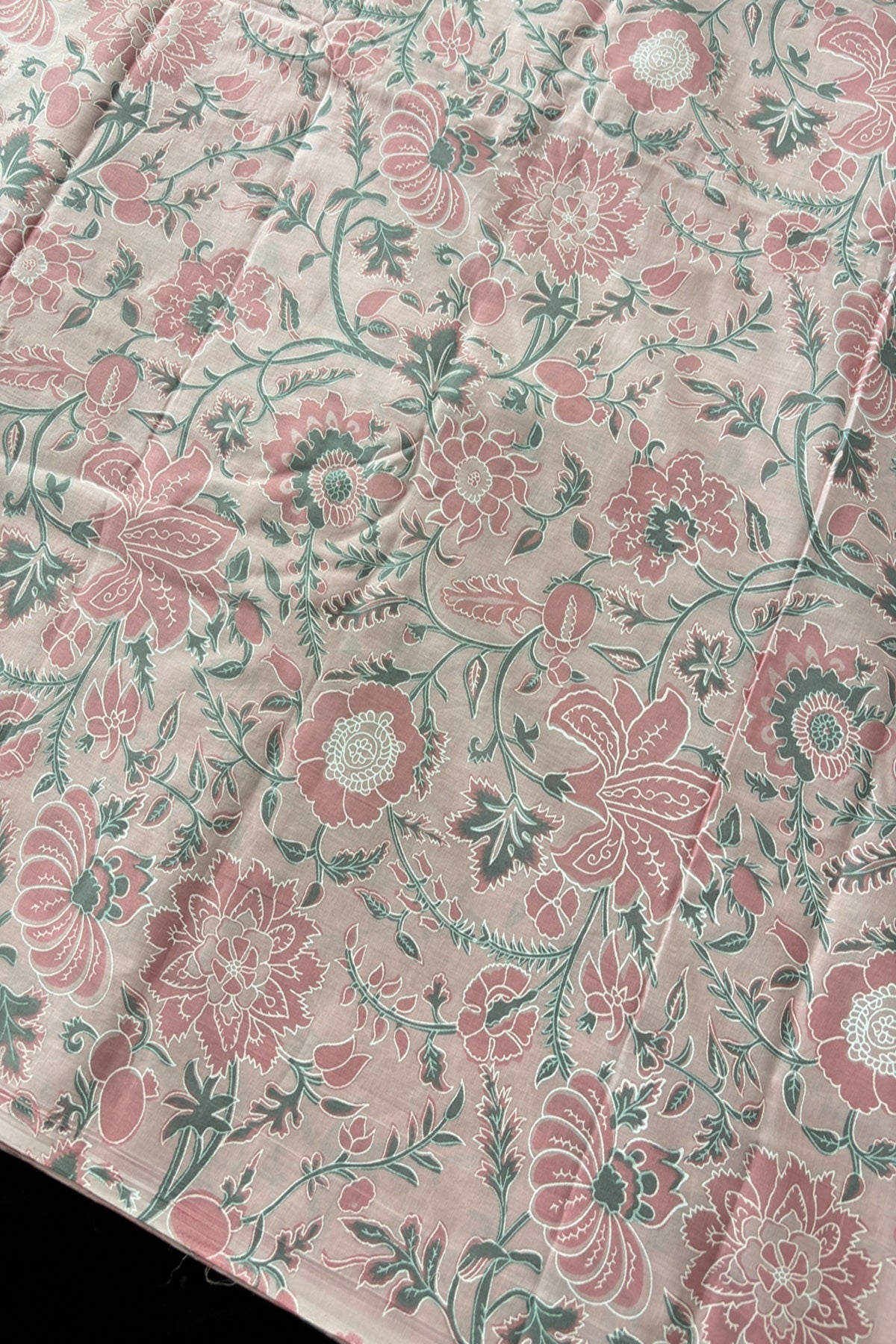Fruits & Floral Valley Inspired Cotton Printed Fabric