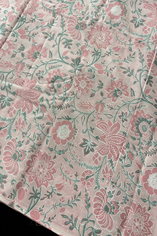 Fruits & Floral Valley Inspired Cotton Printed Fabric