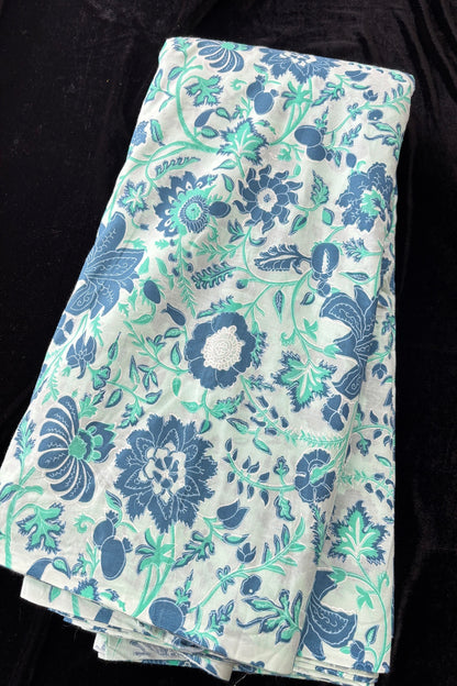 Fruits & Floral Valley Inspired Cotton Printed Fabric
