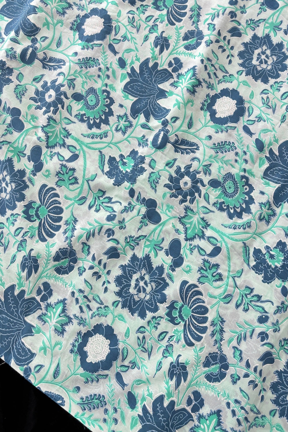 Fruits & Floral Valley Inspired Cotton Printed Fabric