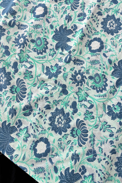 Fruits & Floral Valley Inspired Cotton Printed Fabric