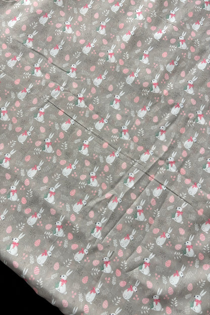 Bugs Bunny Cartoon Printed Cambric Cotton Fabric