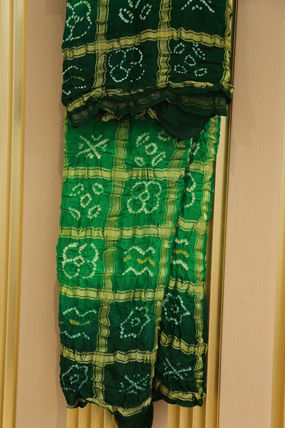 Bhandani Gharchola Gaji Silk Dupatta