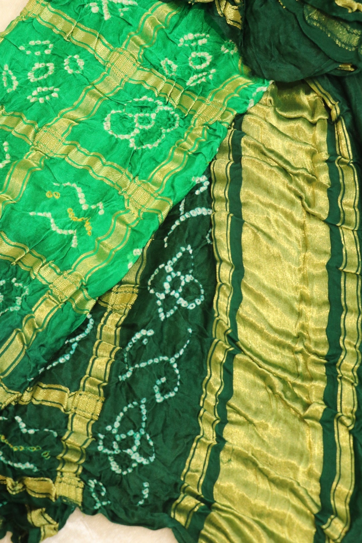Bhandani Gharchola Gaji Silk Dupatta