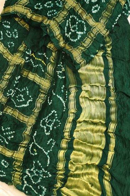 Bhandani Gharchola Gaji Silk Dupatta