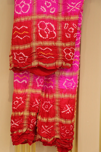 Bhandani Gharchola Gaji Silk Dupatta