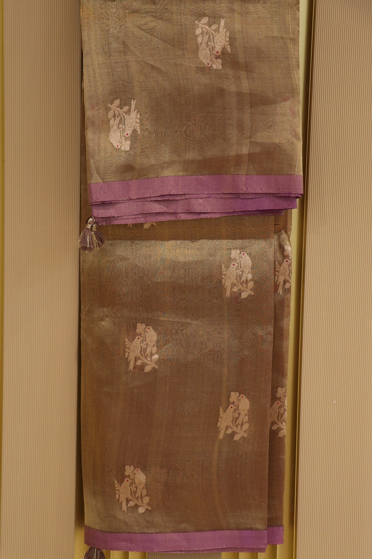 Pure organza Tissue With Kaduwa Bird Motifs Dupatta
