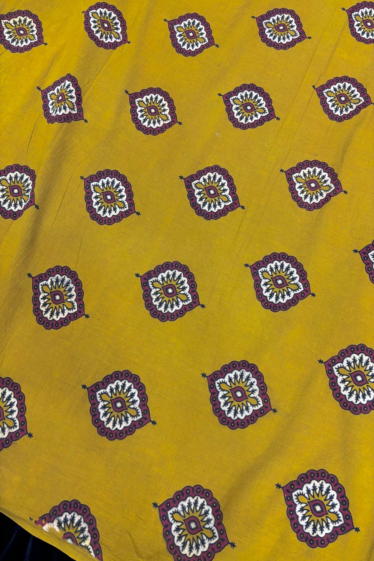 Morpeech Traditonal Motif Printed Ajrak Fabric
