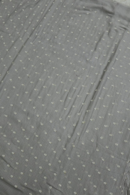 Cotton Kota Embroidered With Small Intricate Thread Butties