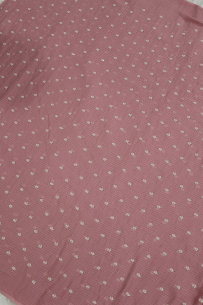 Cotton Kota Embroidered With Small Intricate Thread Butties