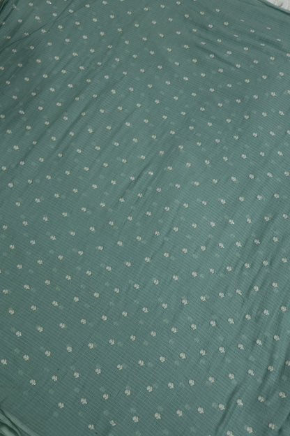 Cotton Kota Embroidered With Small Intricate Thread Butties