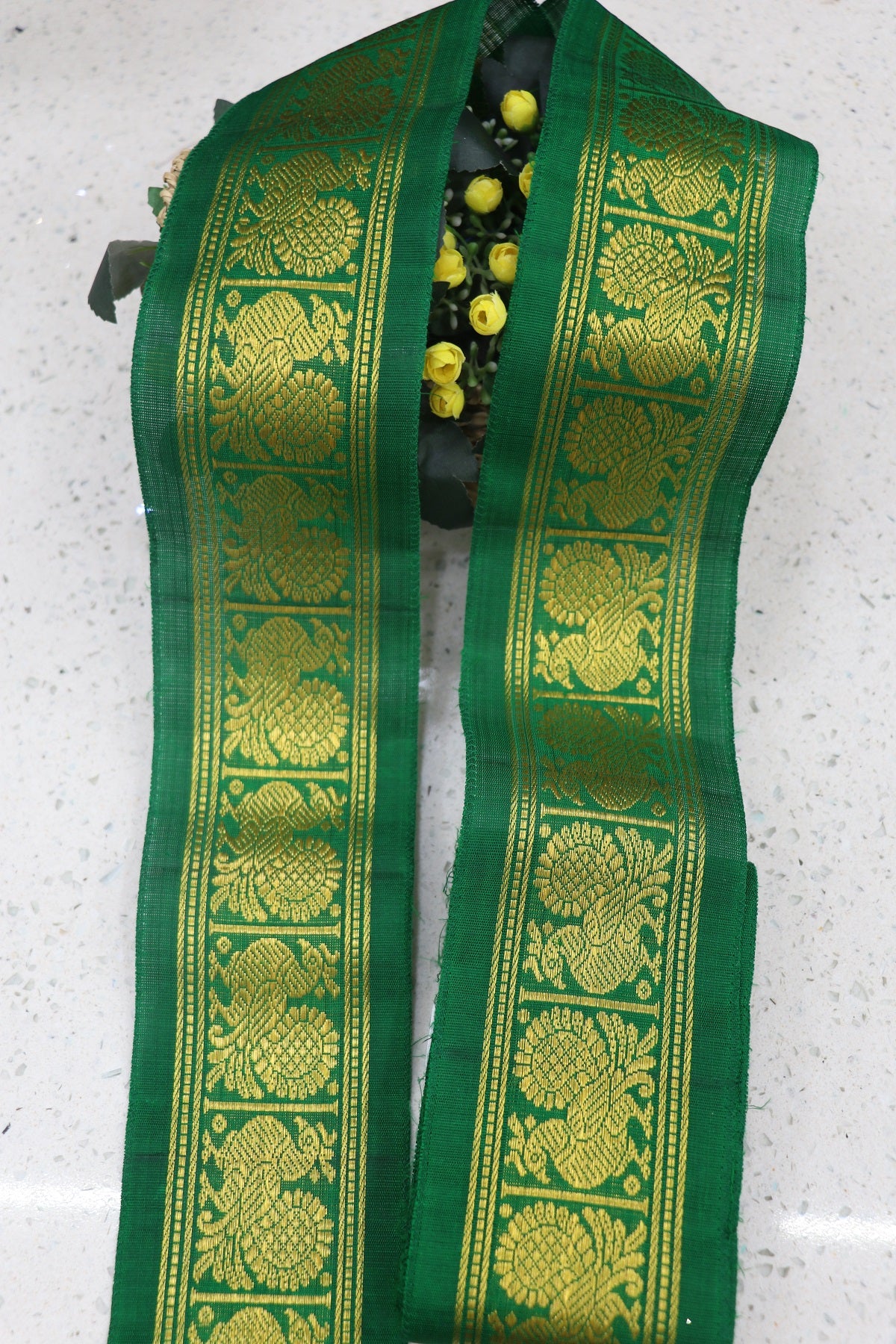 3.5 Inches Kanchi Border/Lace With Annapakshi Motif