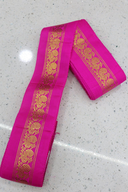 2.5 Inches Kanchi Woven Border/Lace With Annapakshi Motif