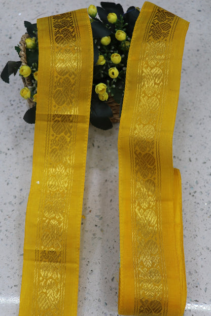 2.5 Inches Kanchi Woven Border/Lace With Annapakshi Motif