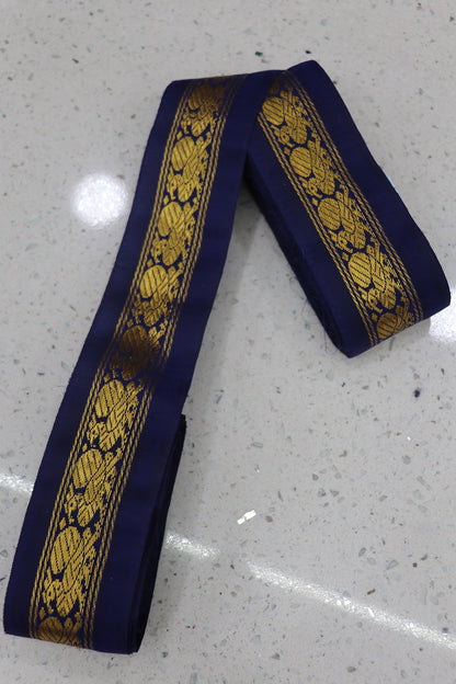 2.5 Inches Kanchi Woven Border/Lace With Annapakshi Motif