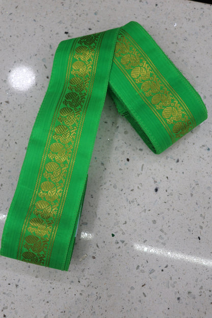 2.5 Inches Kanchi Woven Border/Lace With Annapakshi Motif