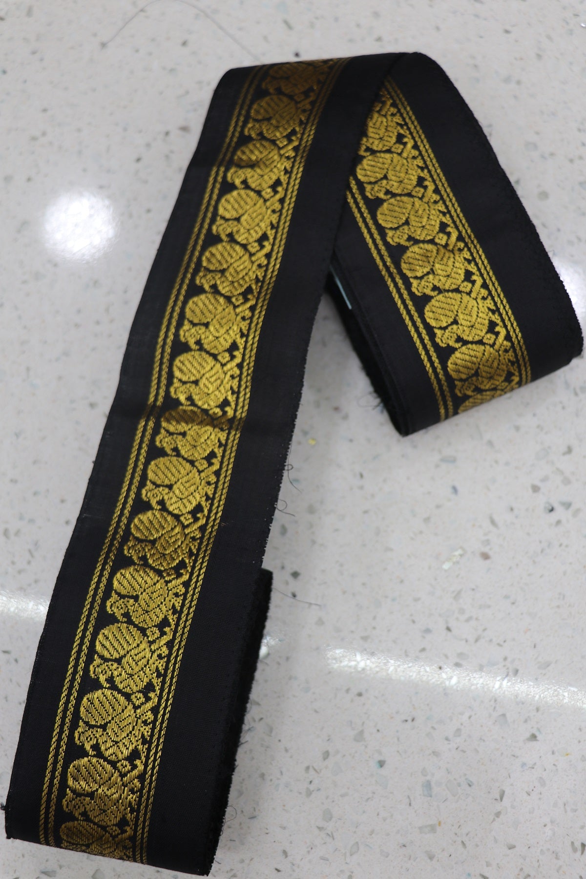 2.5 Inches Kanchi Woven Border/Lace With Annapakshi Motif