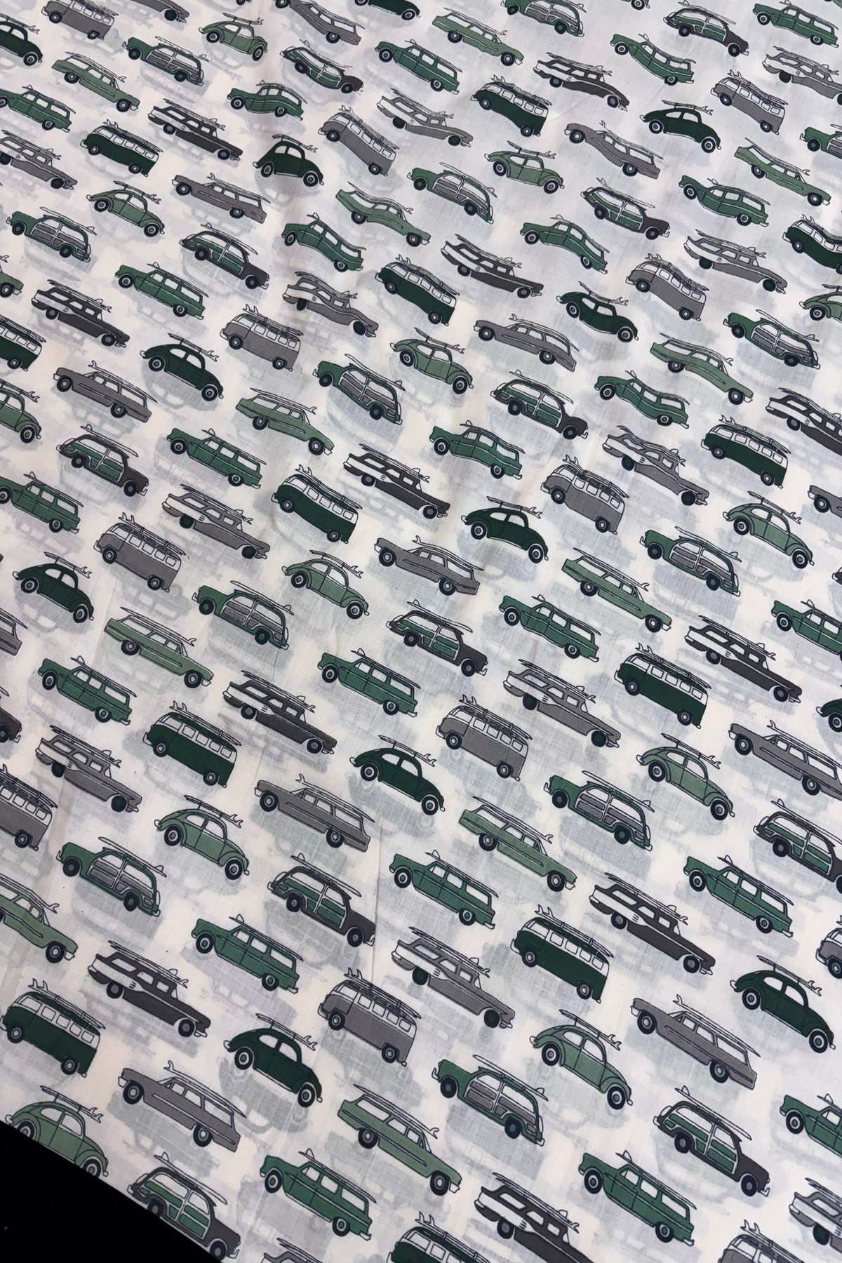 Mystery Machine Printed Pure Cotton Fabric