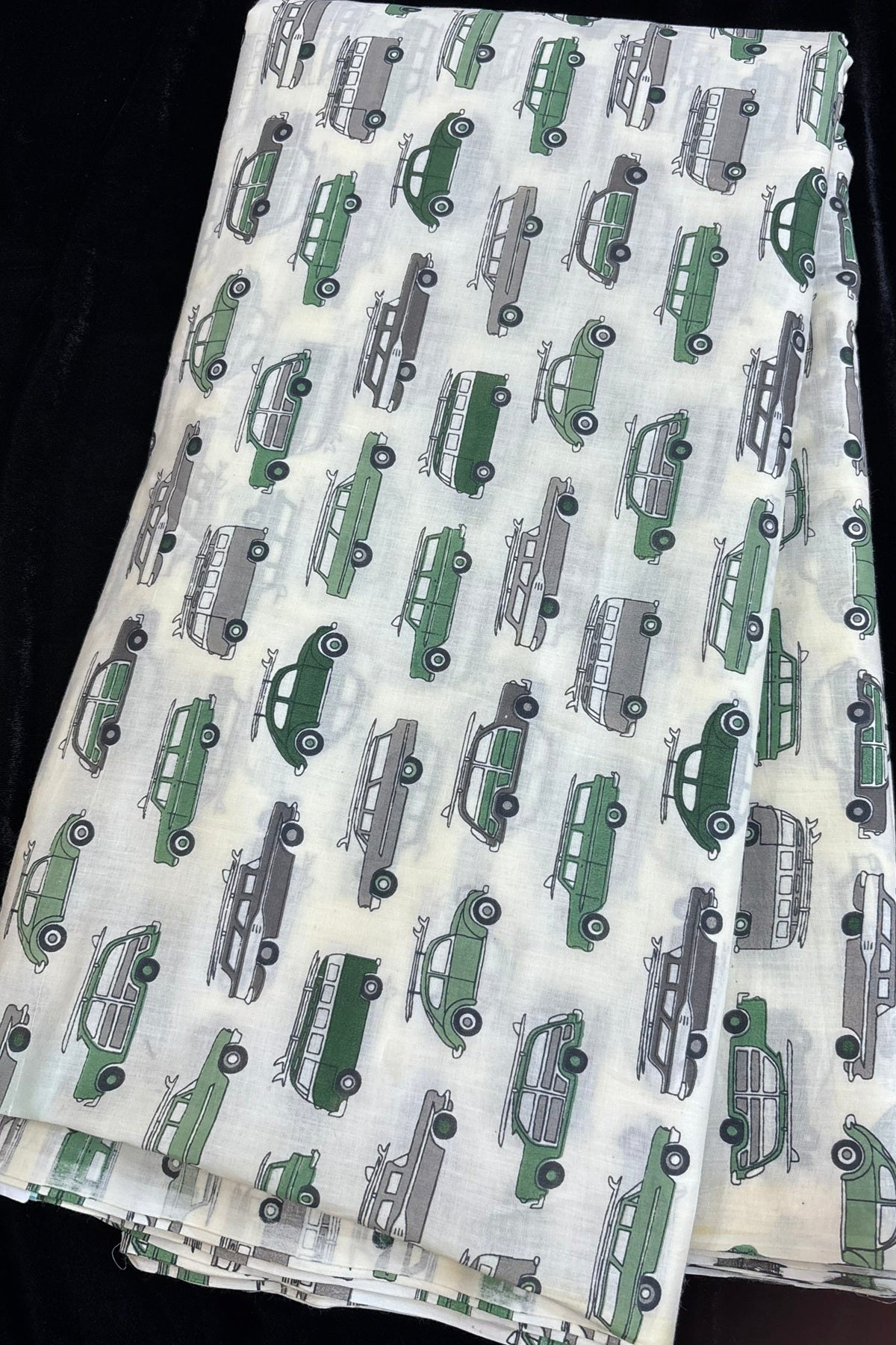 Mystery Machine Printed Pure Cotton Fabric
