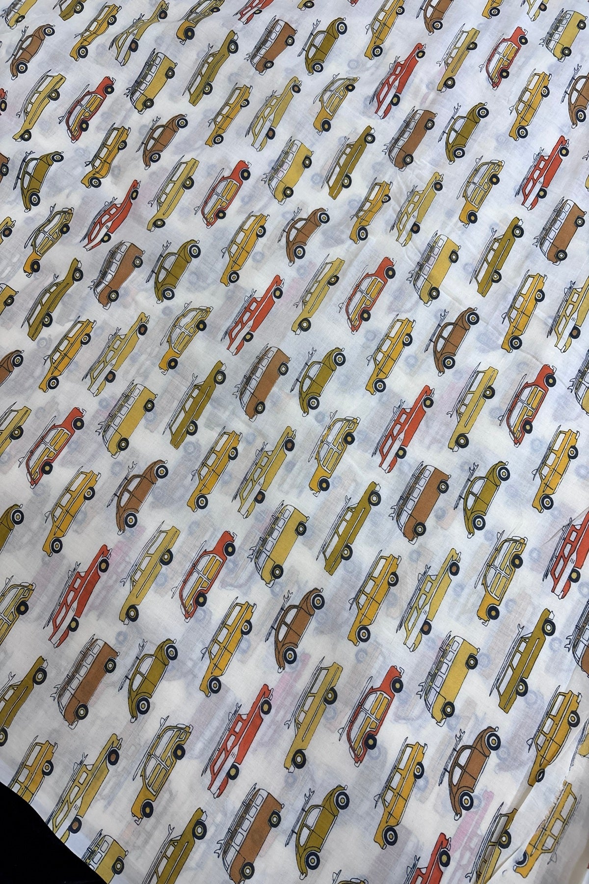 Mystery Machine Printed Pure Cotton Fabric
