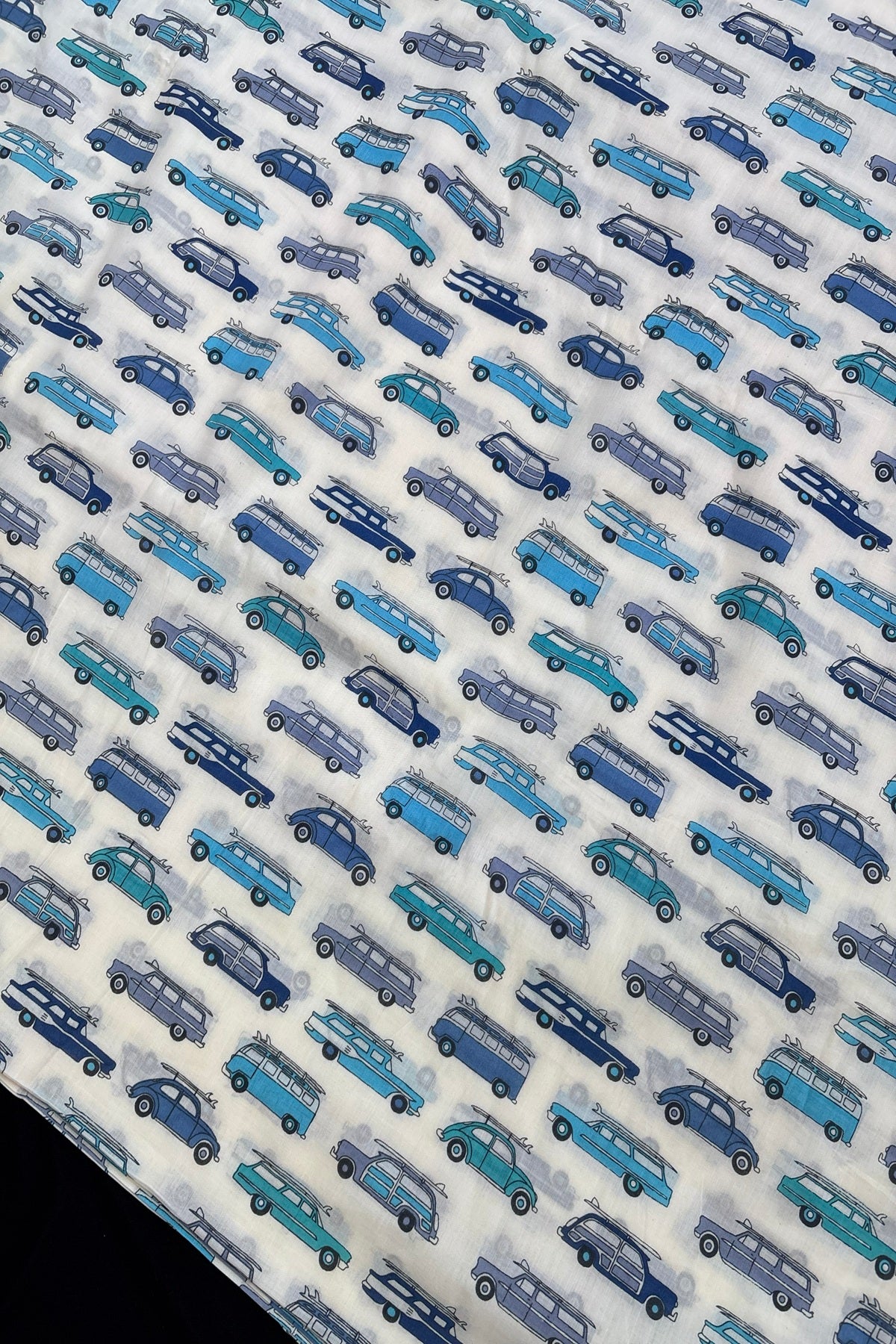 Mystery Machine Printed Pure Cotton Fabric