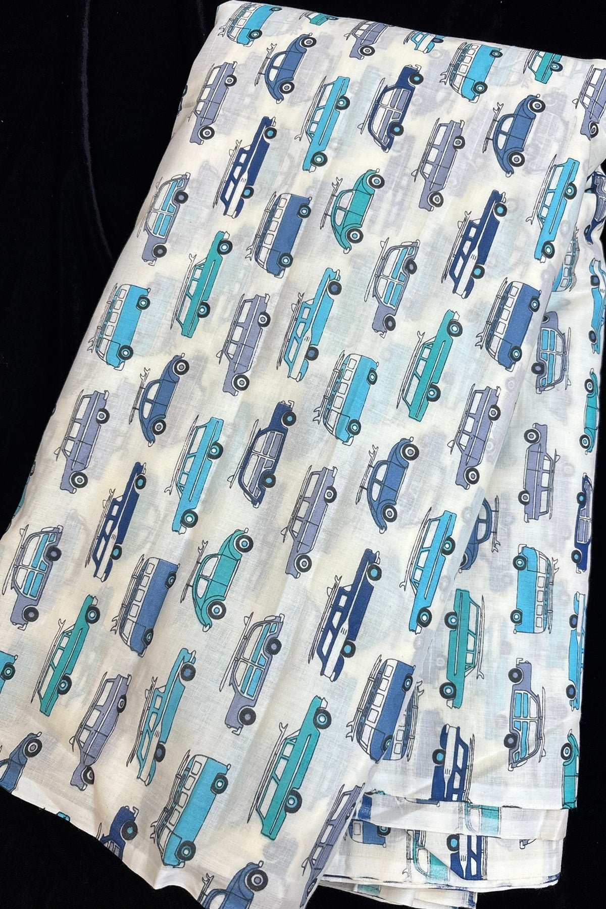 Mystery Machine Printed Pure Cotton Fabric
