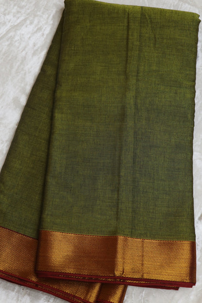Naryanpet Cottons With Traditional Kaddi Border