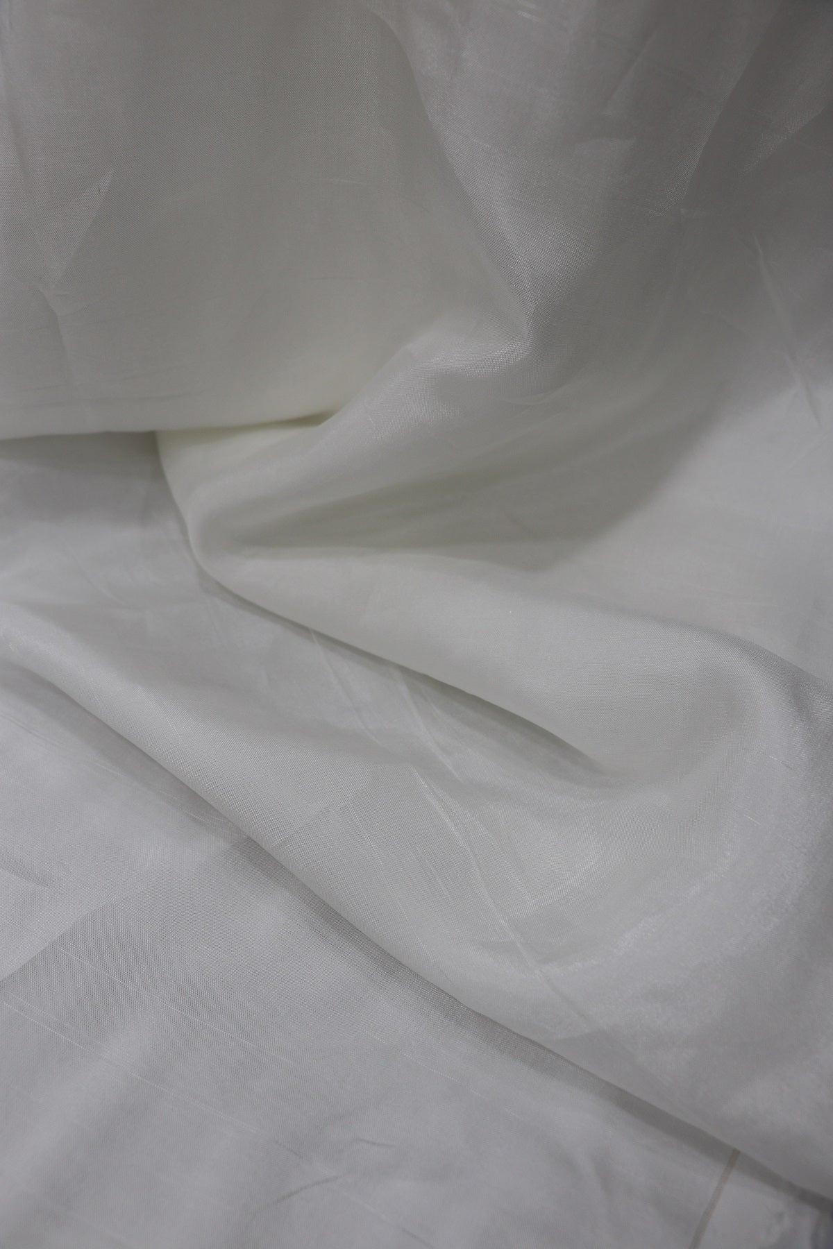White Dyeable Semi Tussar Fabric