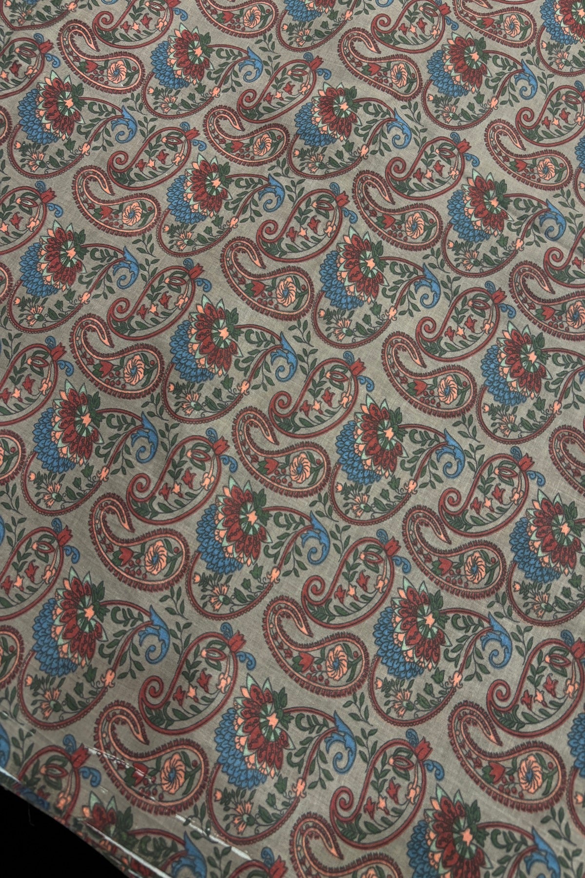 Paisley Inspired Digital Printed Pure Cotton Fabric