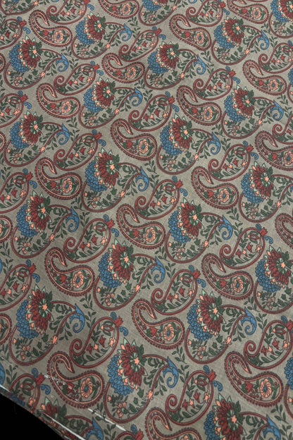 Paisley Inspired Digital Printed Pure Cotton Fabric