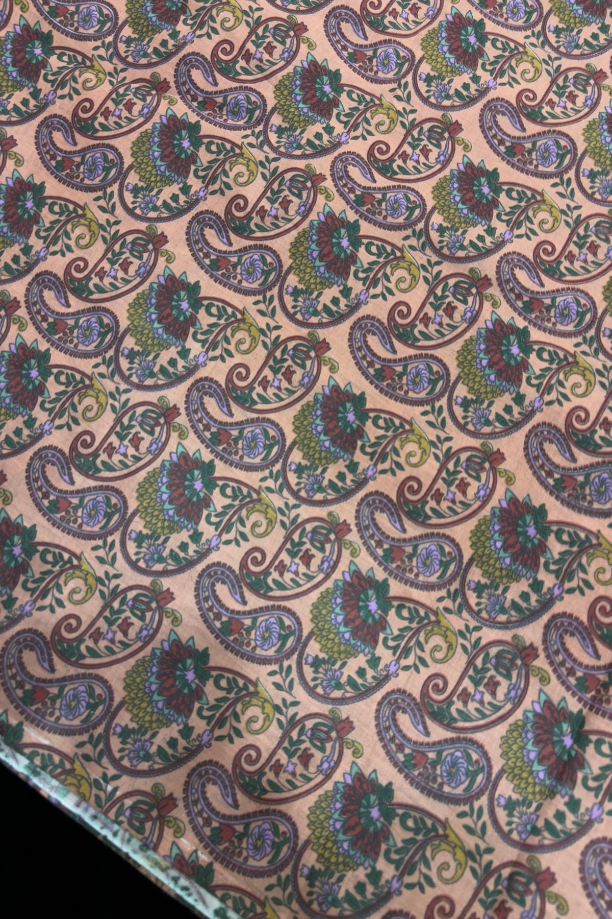 Paisley Inspired Digital Printed Pure Cotton Fabric