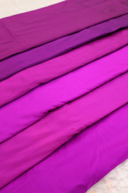 Hues Of Pinks Pure Pattu fabric