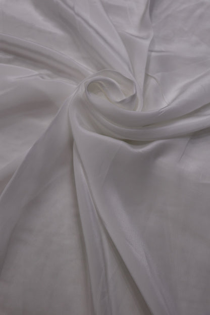 White Dyeable Natural Crepe Fabric