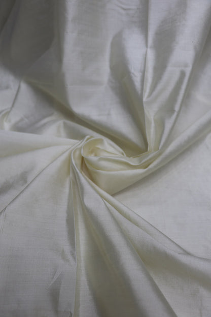Pure Chiniya Tissue White Dyeable Fabric