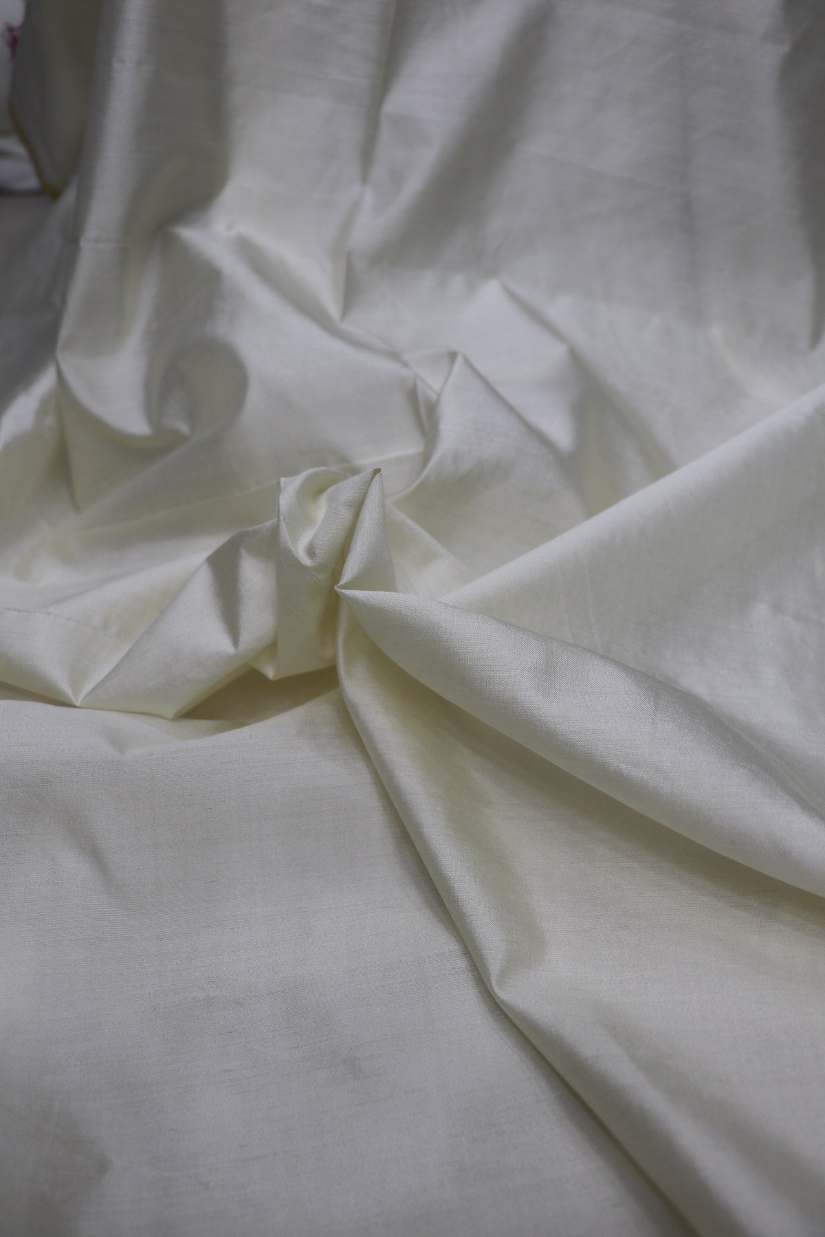 Pure Chiniya Tissue White Dyeable Fabric