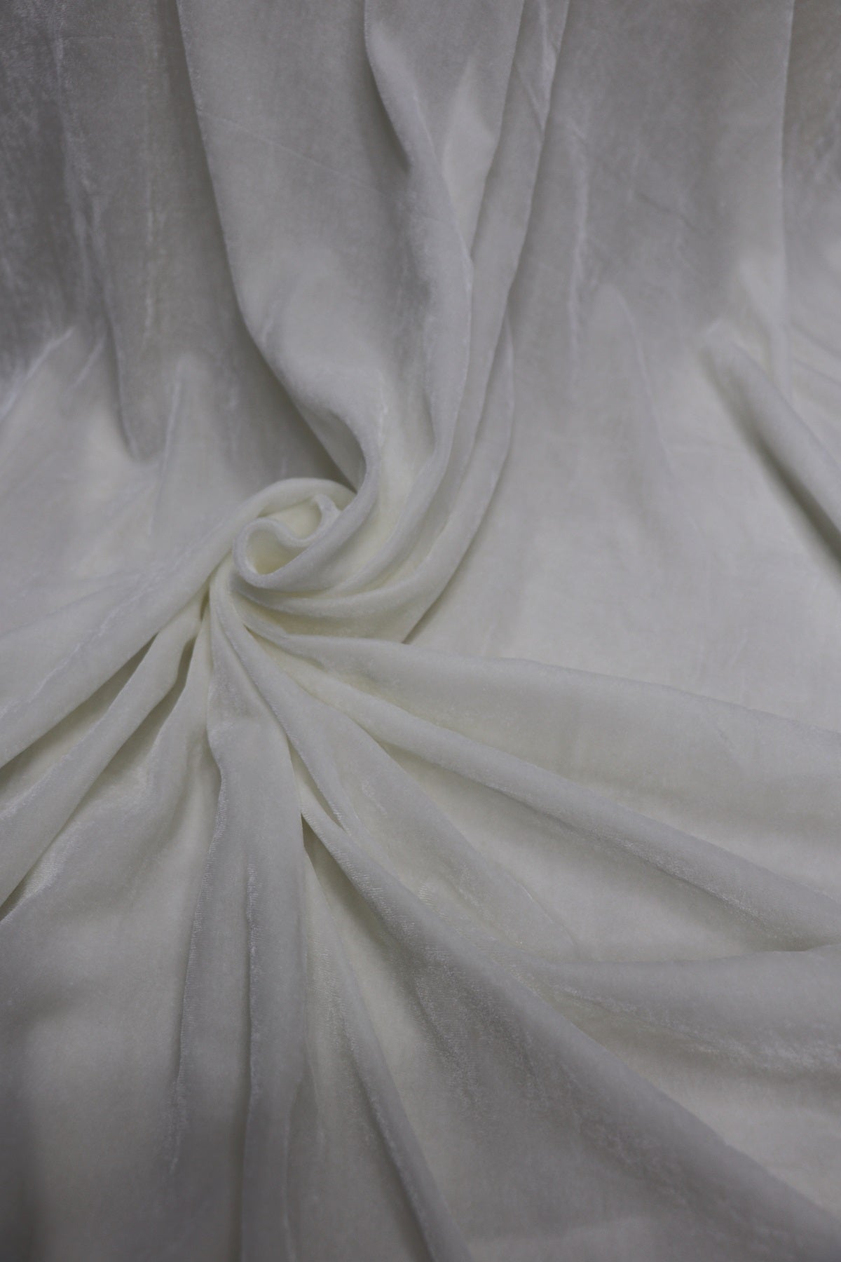 Pure Velvet White Dyeable fabric