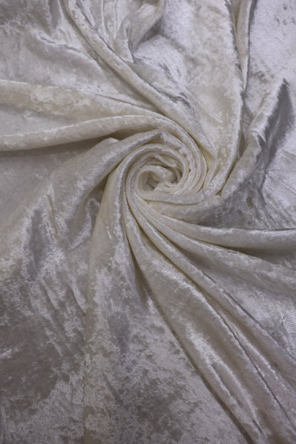 Velvet White Dyeable Fabric