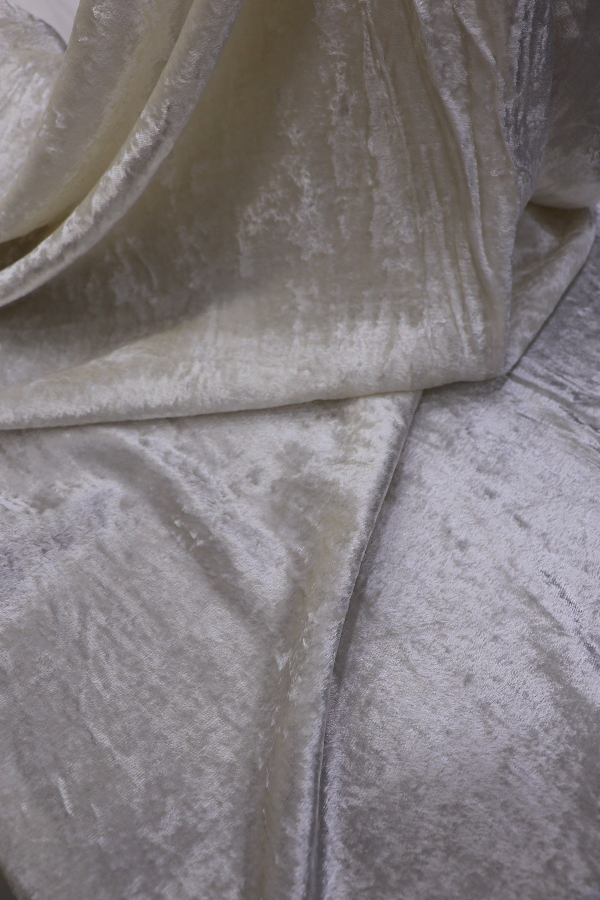 Velvet White Dyeable Fabric