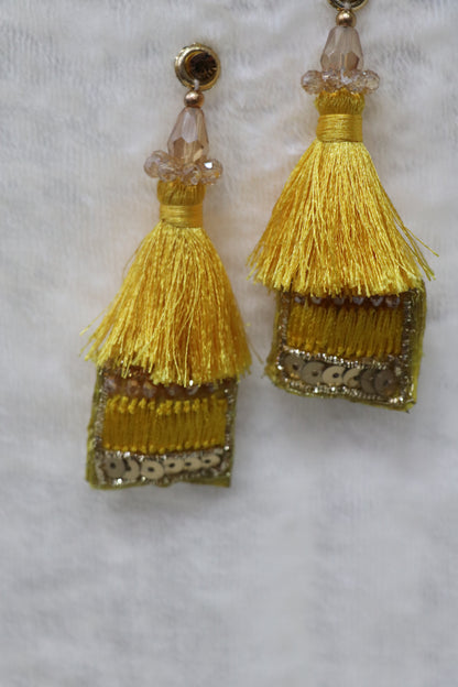 Sequins & Zardosi Hand Worked Silk Thread Blouse Latkans